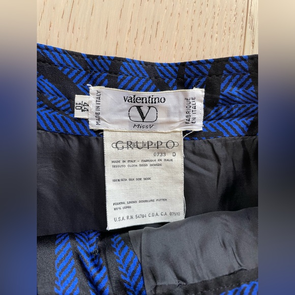 Vintage Valentino Silk Midi Skirt - Picture 6 of 6